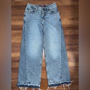 Lucky Legend  Light Blue Super Wide-Leg Low rise